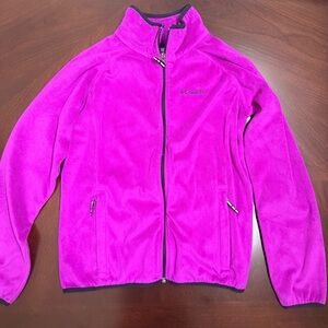 Columbia Kids' Vibrant Pink/Purple Fleece Jacket